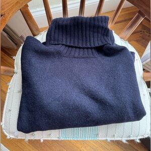 &Daughter navy turtleneck